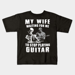 Strumming Serenade - Guitar Is My Happily Ever After Tee, Tshirt, Hoodie Kids T-Shirt